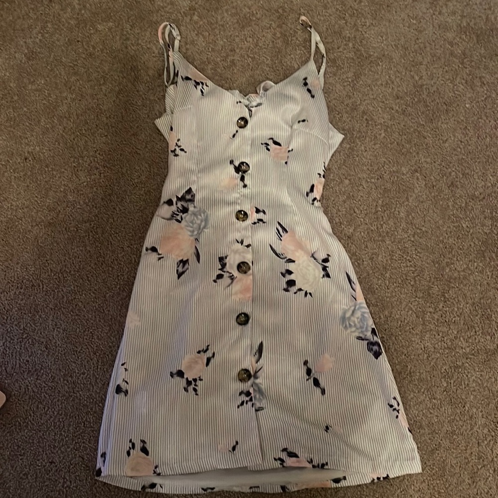 floral mini dress